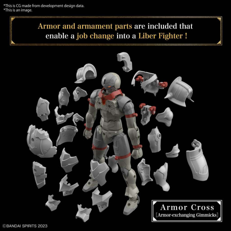 Model kit Bandai – 30 Minutes Fantasy Liber Warrior