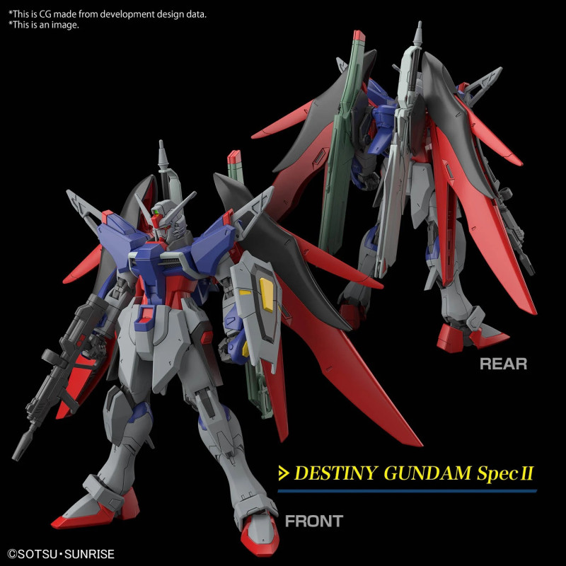 HGCE 1/144 Destiny Gundam Spec II & Zeus Silhouette – Bandai