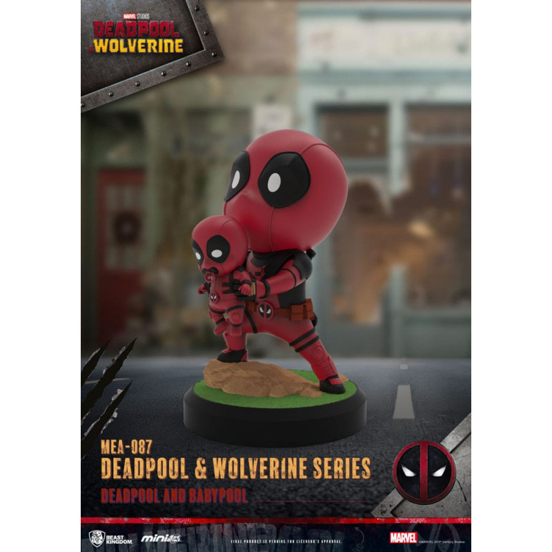 Marvel – Figurine Egg Attack : Deadpool & Babypool  – Beast Kingdom