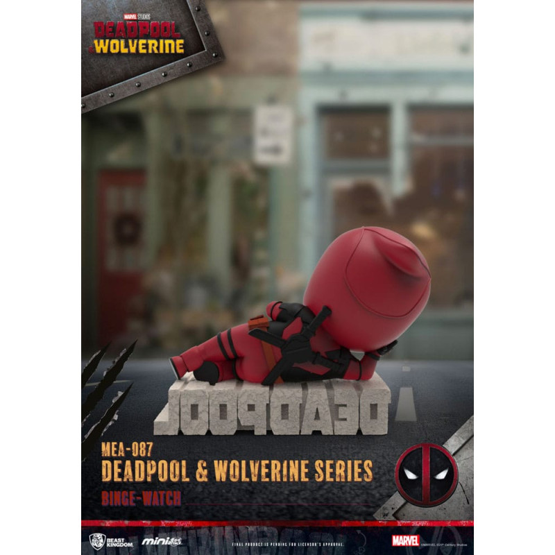 Marvel – Figurine Egg Attack : Binge watch Deadpool–  – Beast Kingdom