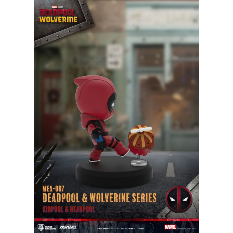 DÉCEMBRE 2025 : Deadpool & Wolverine - Figurine Egg Attack 8 cm - Kidpool & Headpool