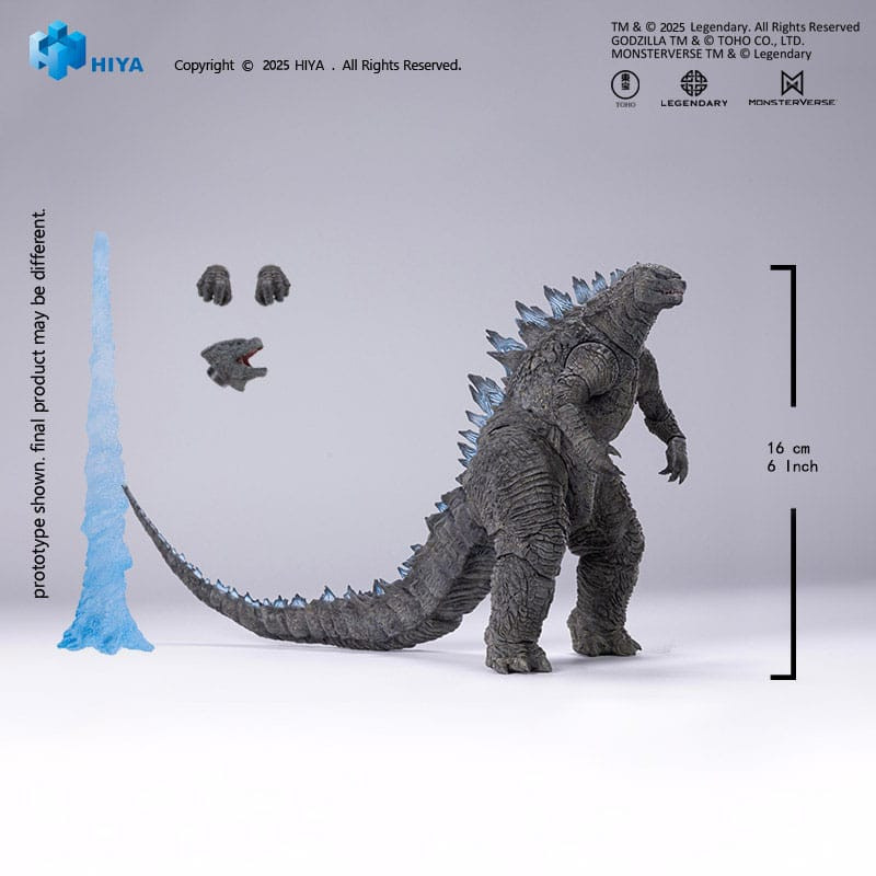 MAI 2026 : Godzilla 2014 - Figurine Exquisite Basic+ Godzilla Translucent Ver. 18 cm