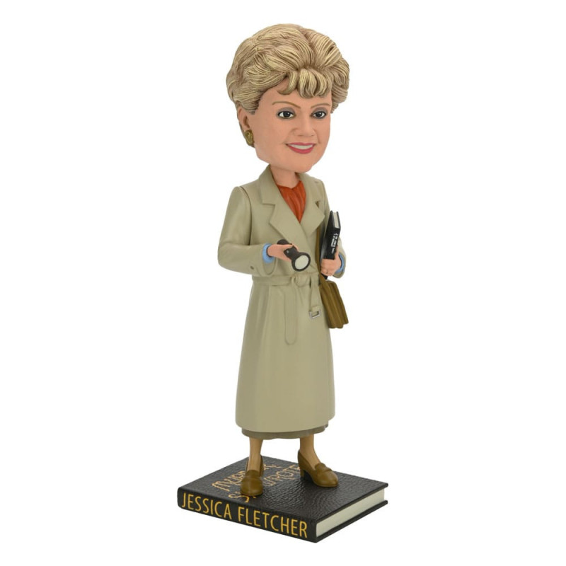 AOUT 2026 : Arabesque (Murder She Wrote) - Figurine Head Knocker Jessica Fletcher 20 cm