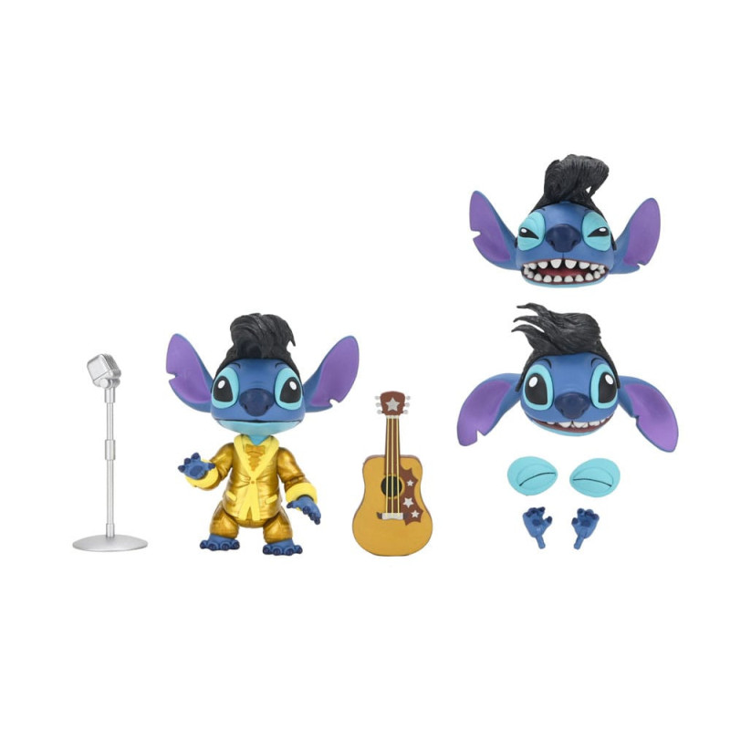 Disney : Lilo & Stitch - Figurine Ultimate Gold Suit Elvis Stitch