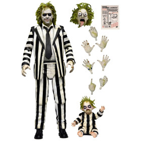 Beetlejuice 2 - Figurine Ultimate Striped Suit Beetlejuice 18 cm