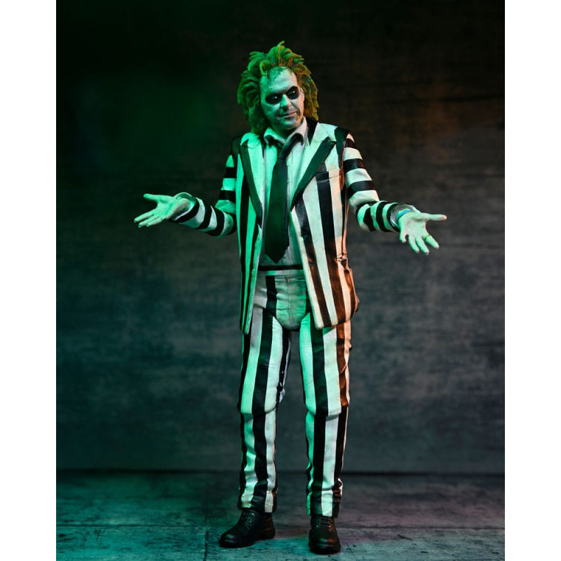 Figurine Ultimate Striped Suit – Beetlejuice 2 – NECA