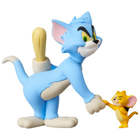 Tom and Jerry - Medicom UDF - Figurine Classic Color Tom w/ Club and Jerry w/ Bomb