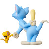 Tom and Jerry - Medicom UDF - Figurine Classic Color Tom w/ Club and Jerry w/ Bomb