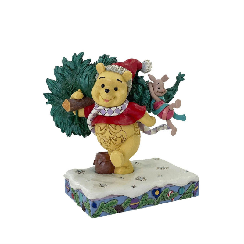 Disney : Winnie l'Ourson - Traditions - Figurine Christmas Winnie & Porcinet