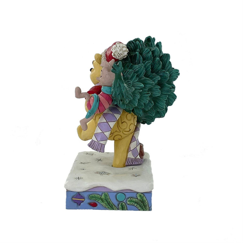 Disney : Winnie l'Ourson - Traditions - Figurine Christmas Winnie & Porcinet
