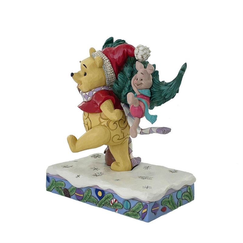 Disney : Winnie l'Ourson - Traditions - Figurine Christmas Winnie & Porcinet