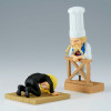 One Piece - Figurine WCF Log Stories : Sanji & Zeff 7 cm BOITE OUVERTE