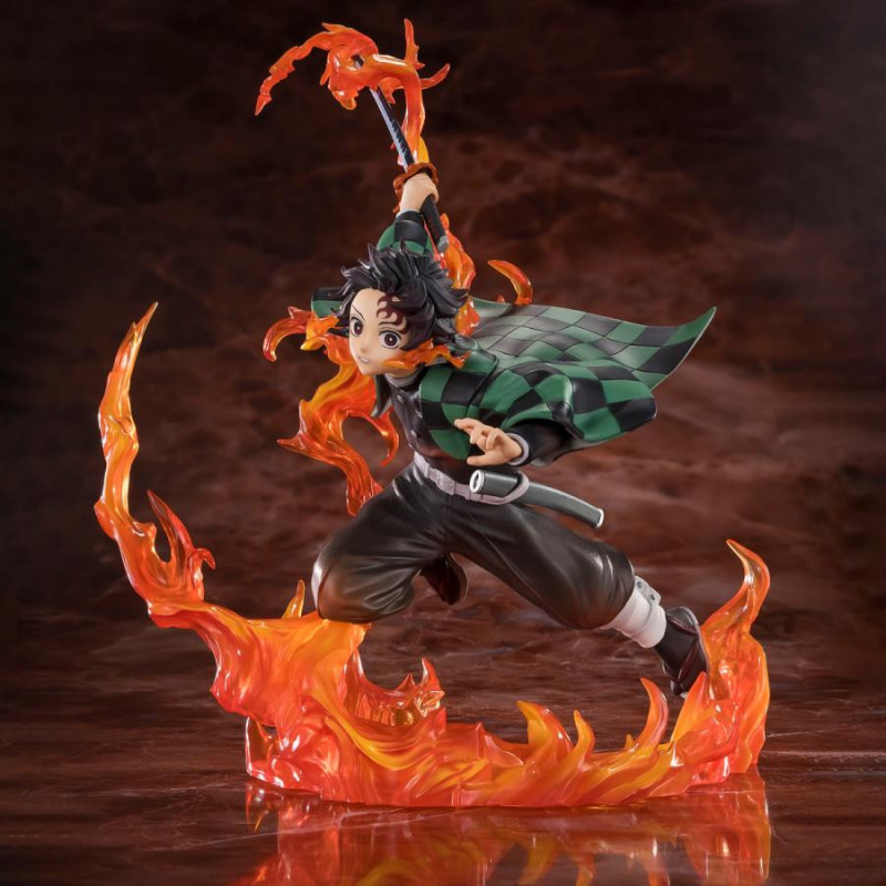 Demon Slayer (Kimetsu no Yaiba) - Figurine Figuarts Zero Tanjiro (Kyojuro Rengoku's Sword Guard Ver.)