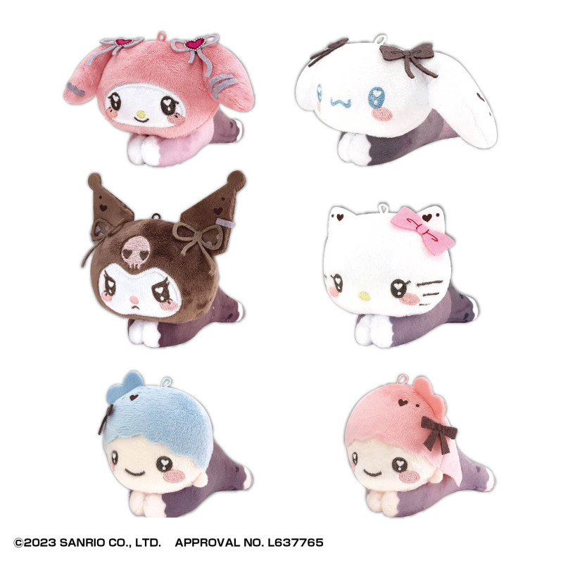 Sanrio - Peluche Hug Chara Collection 1 EXEMPLAIRE ALEATOIRE