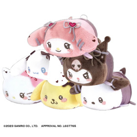 Sanrio - Peluche Characters Potekoro Mascot 1 EXEMPLAIRE ALEATOIRE