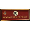 Harry Potter - Plaque Poudlard Express