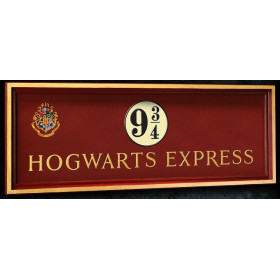 Harry Potter - Plaque Poudlard Express