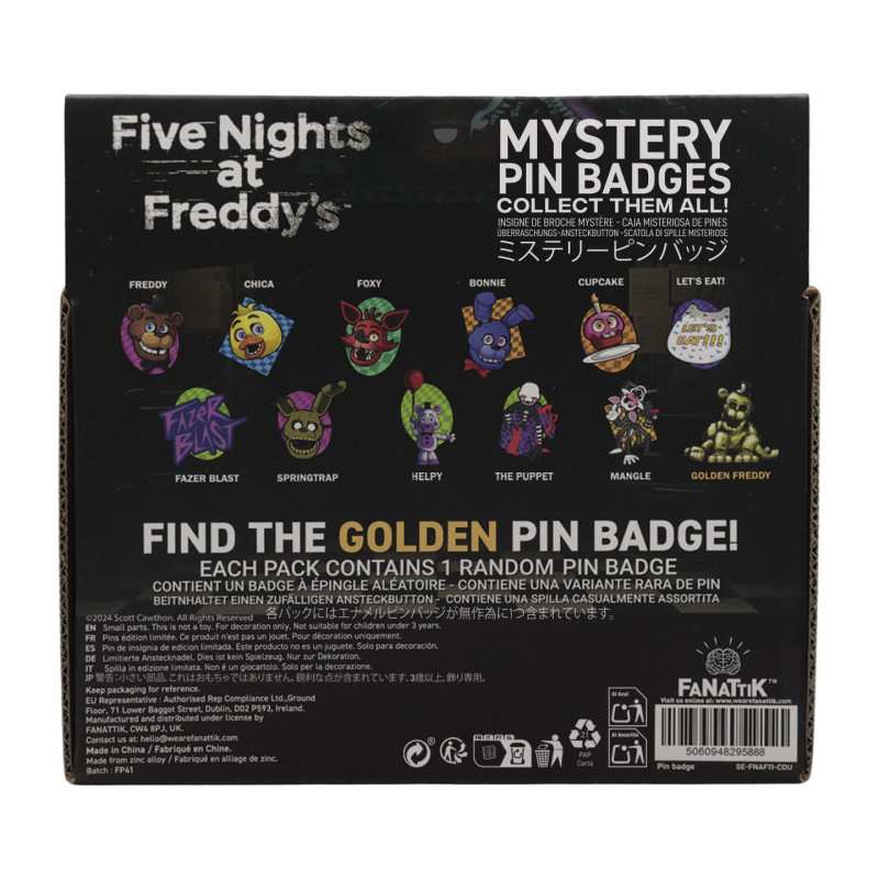 Pins Five Nights at Freddy’s – Blind Box – Fanattik
