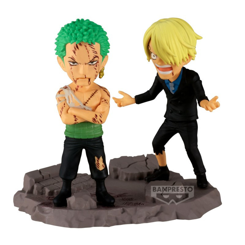 One Piece - Figurine WCF Log Stories : Sanji & Zoro "Nothing... At All"