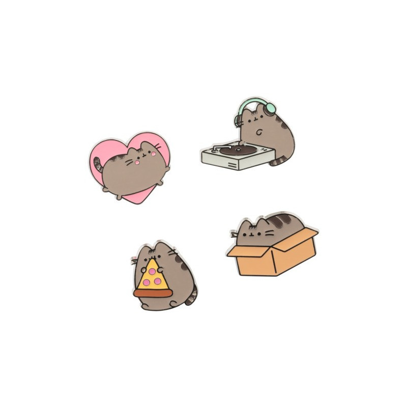 Pusheen - Set de 4 pins
