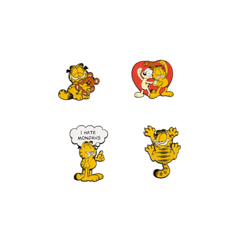 Garfield - Set de 4 pins