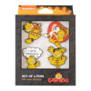 DÉCEMBRE 2025 : Garfield - Set de 4 pins