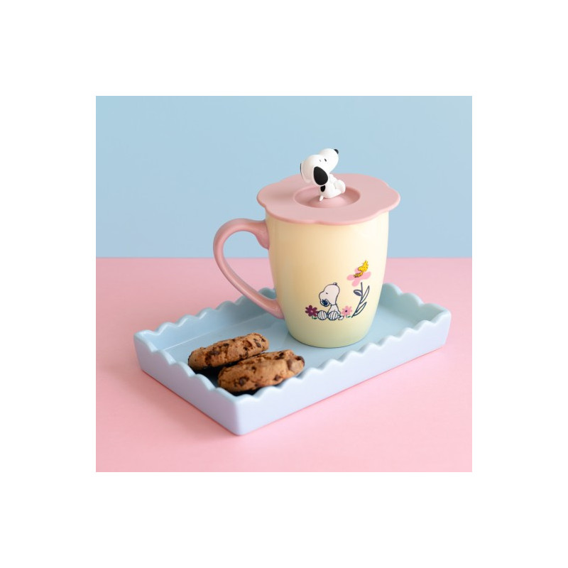 Mug Premium Snoopy avec Couvercle – Licence Peanuts