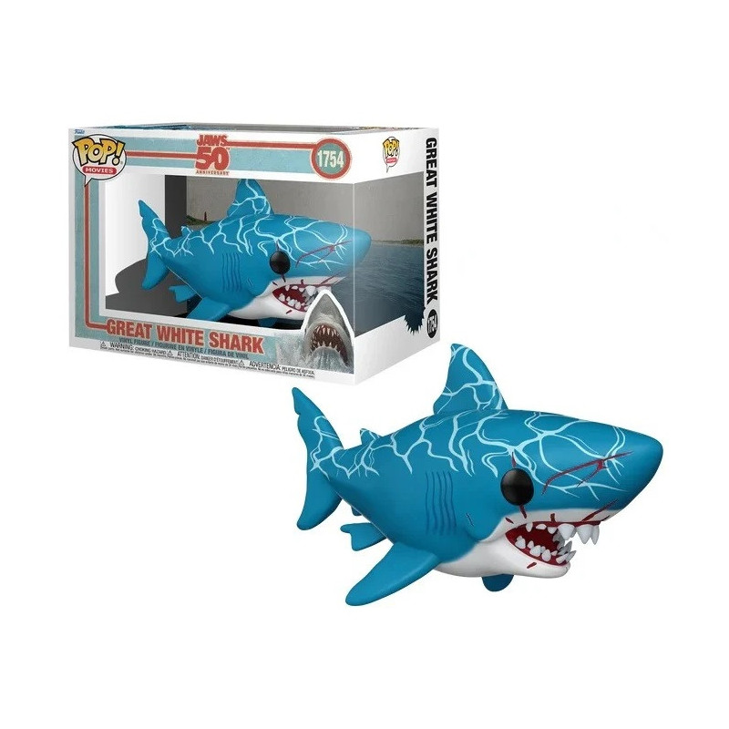 Jaws (Les Dents de la Mer) - Pop! 50th Anniversary - Great White Shark n°1754