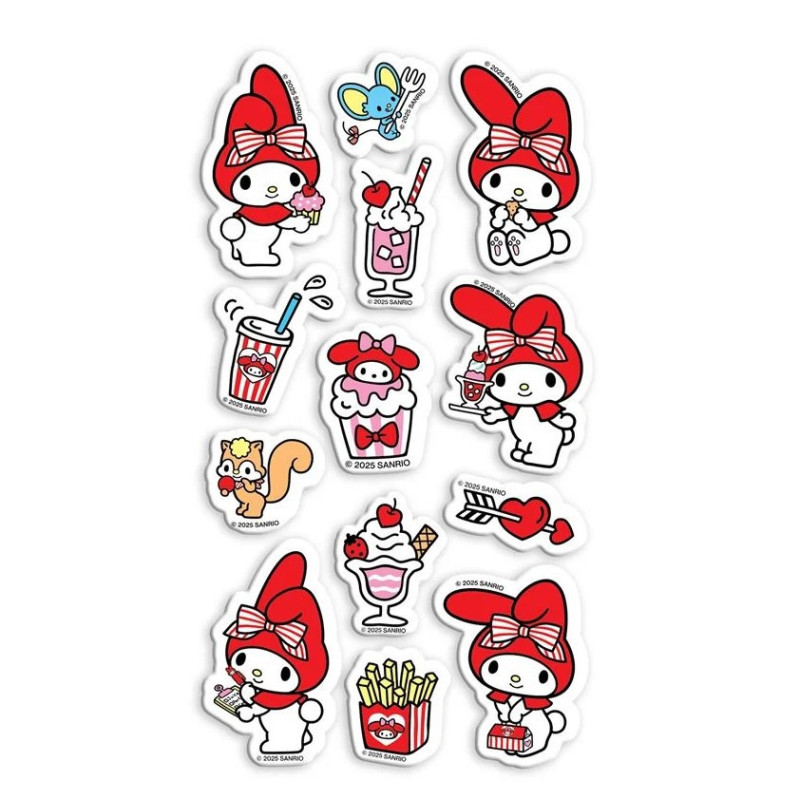 Stickers My Melody – Stickers décoratifs officiels Sanrio