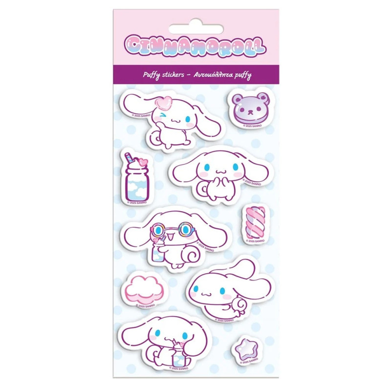 Sanrio - Set autocollants puffy Cinnamoroll
