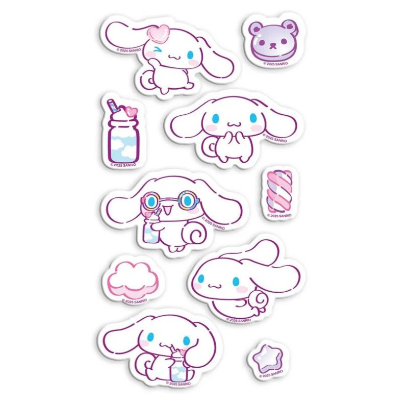 Stickers Cinnamoroll – Stickers décoratifs officiels Sanrio