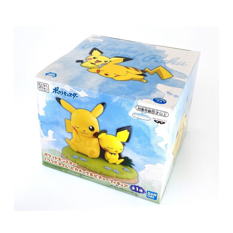 Pokemon - Figurine Pikachu & Pichu Relax Time 11 cm 