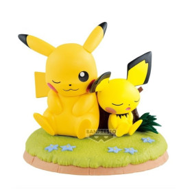Pokemon - Figurine Pikachu & Pichu Relax Time