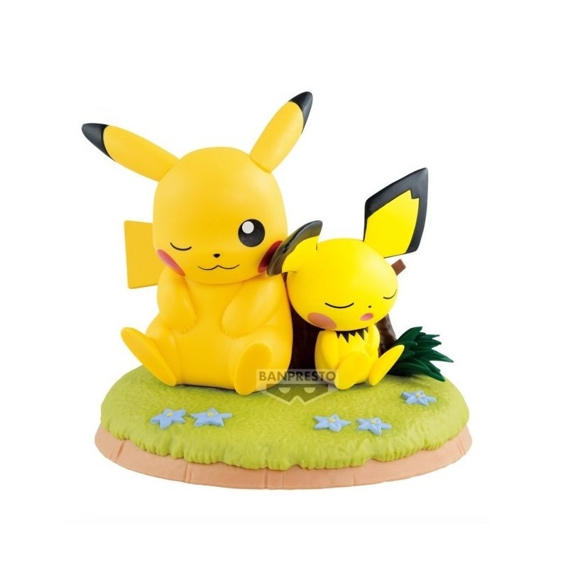 Pokemon - Figurine Pikachu & Pichu Relax Time