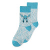 Pokemon - Set de 3 paires de chaussettes 39/42 Evoli Evolution 3.0
