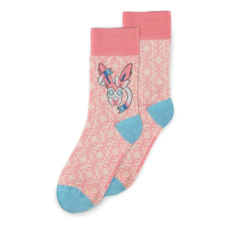 Pokemon - Set de 3 paires de chaussettes 39/42 Evoli Evolution 3.0