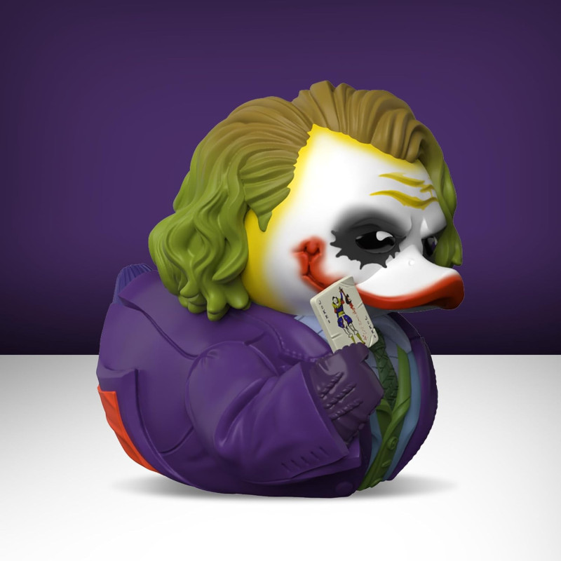 DC Comics : Batman The Dark Night - Figurine canard TUBBZ The Joker 10 cm 1st Edition