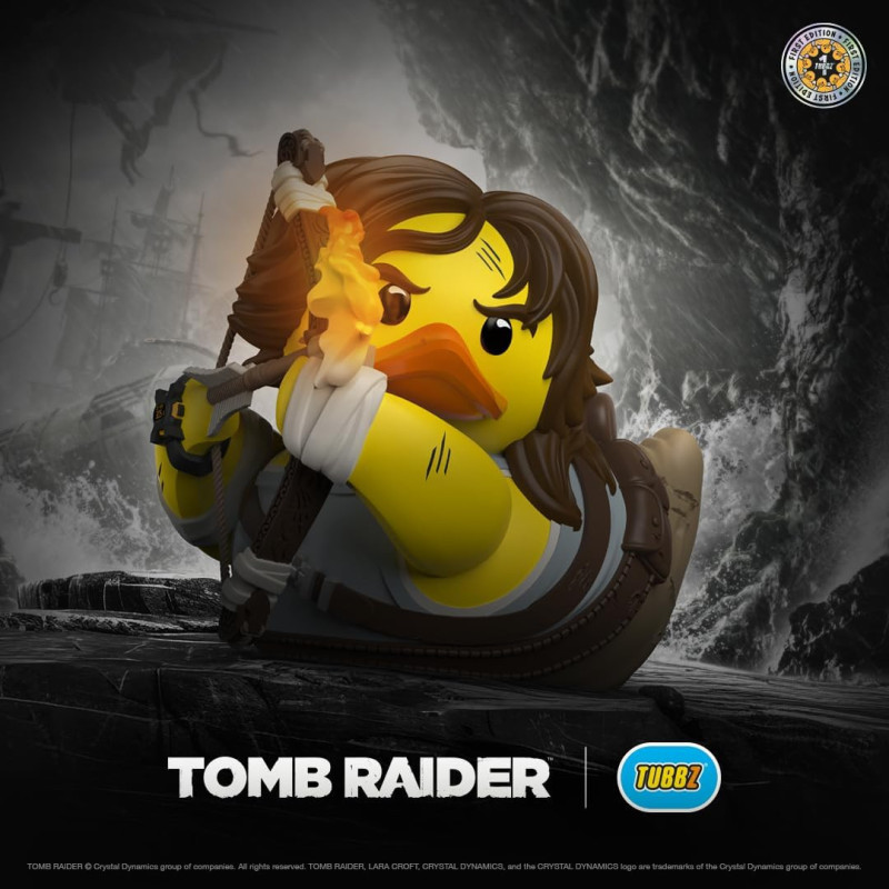 Tomb Raider - Figurine canard TUBBZ Survival Lara Croft 10 cm 1st Edition
