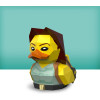 Tomb Raider - Figurine canard MINI TUBBZ Classic Lara Croft 5 cm