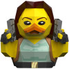 Tomb Raider - Figurine canard TUBBZ Classic Lara Croft 10 cm Boxed Edition