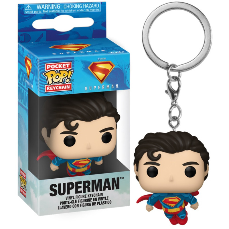 Superman 2025 - Pop! Pocket - Porte-clé Superman
