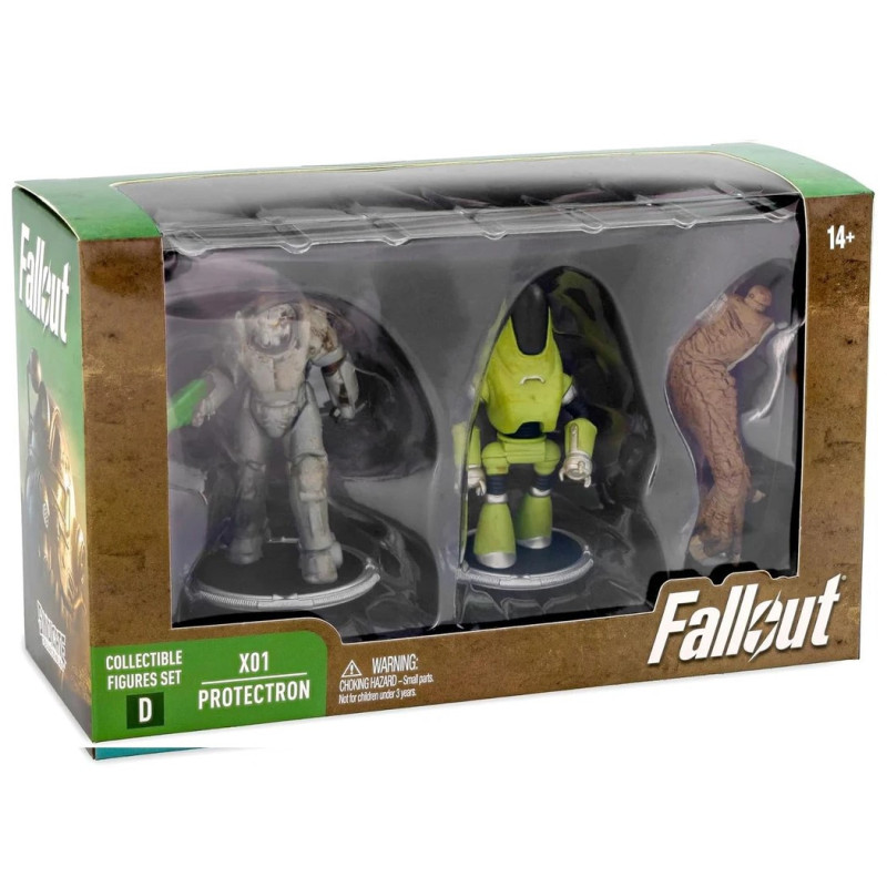 Fallout - Pack de 2 figurines 7 cm : X01 & Protectron