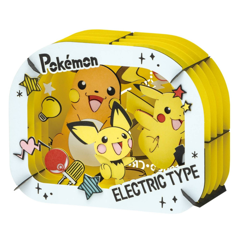 Pokemon - Théâtre de papier Pichu, Pikachu, Raichu