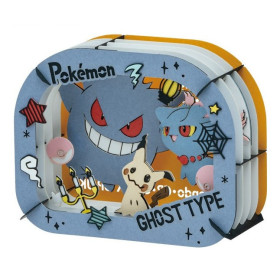 Pokemon - Théâtre de papier Ectoplasma & Feuforêve & Mimiqui