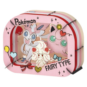 Pokemon - Théâtre de papier Rondoudou & Nymphali & Charmilly