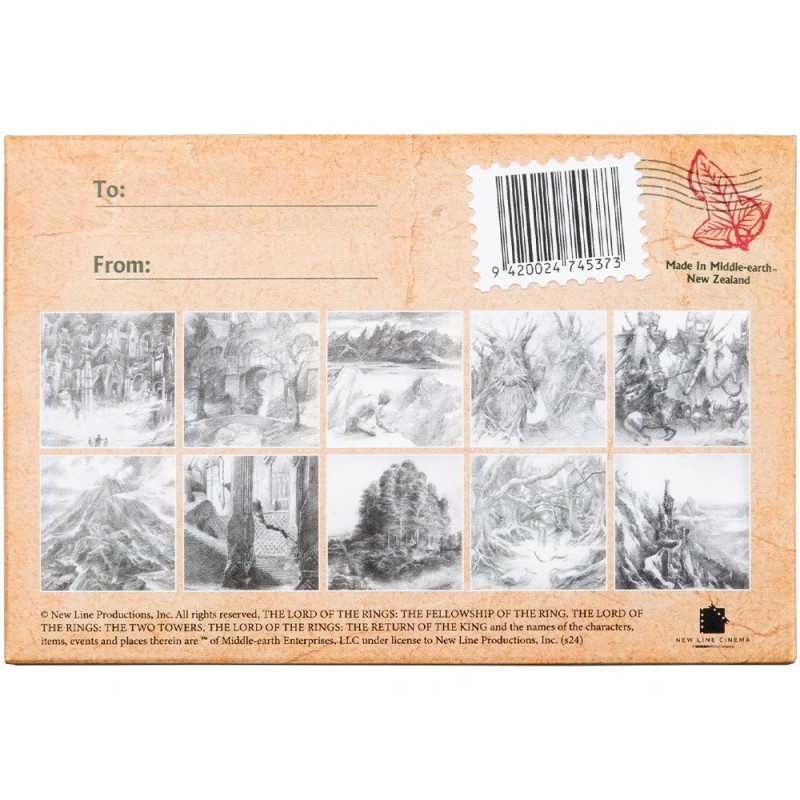 Cartes Postales By Alan Lee – Seigneur des Anneaux – Weta
