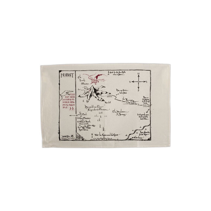 The Hobbit - Serviette torchon Thorin's Map