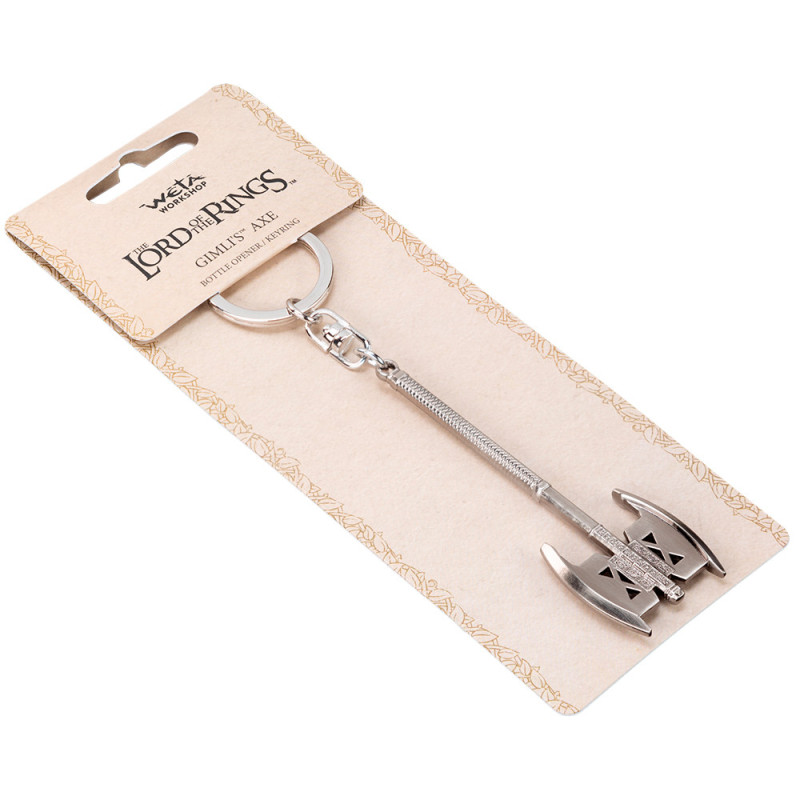 AUTOMNE 2025 : Lord of the Rings - Porte-clé décapsuleur Hache de Gimli