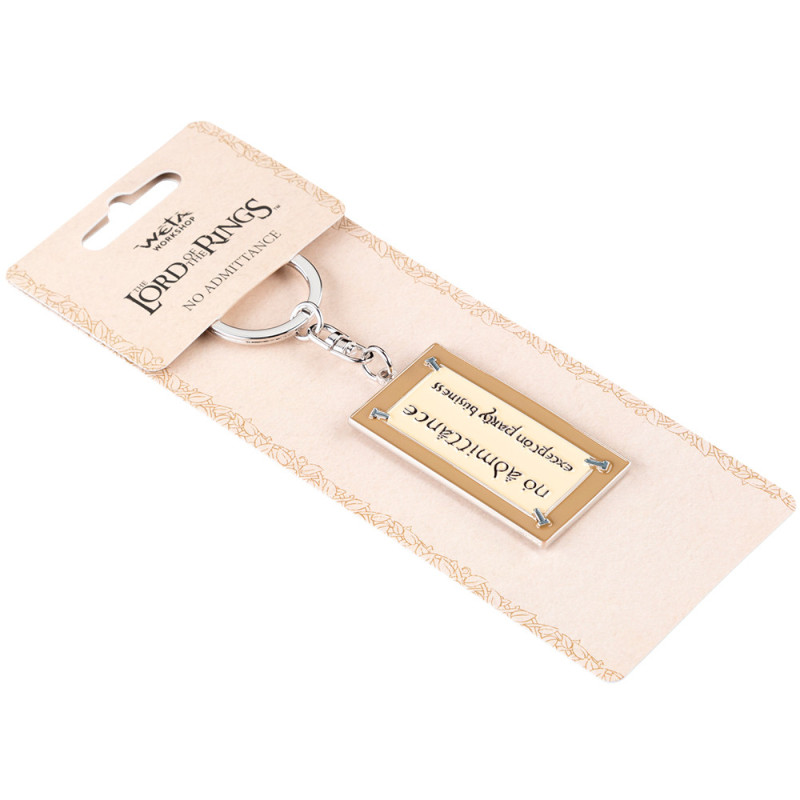 Lord of the Rings - Porte-clé émaillé No Admittance