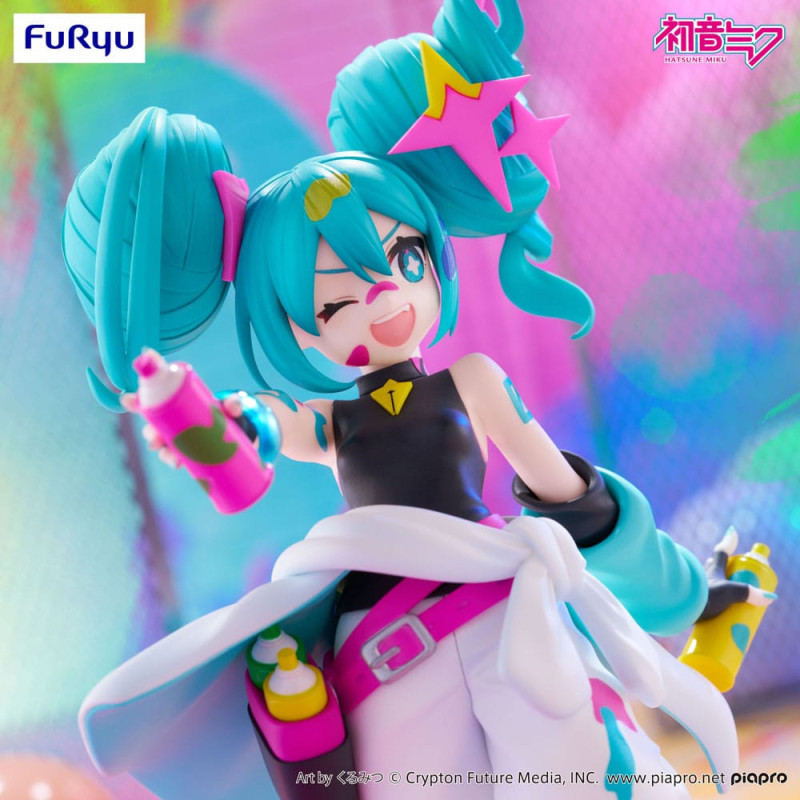 Hatsune Miku Figurine Paint Girl Trio-Try-iT 19 cm – FuRyu